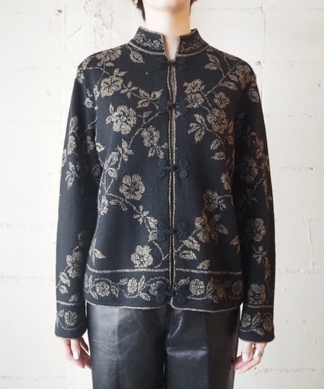 China Knit Jacket   BK