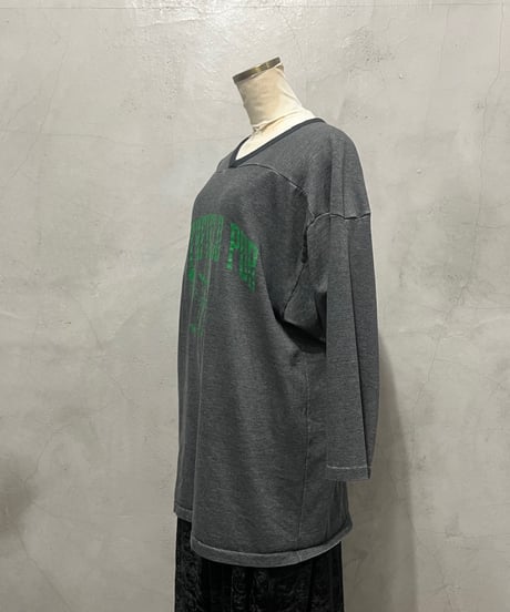 Piece Dyeing Football Tee DGRGN