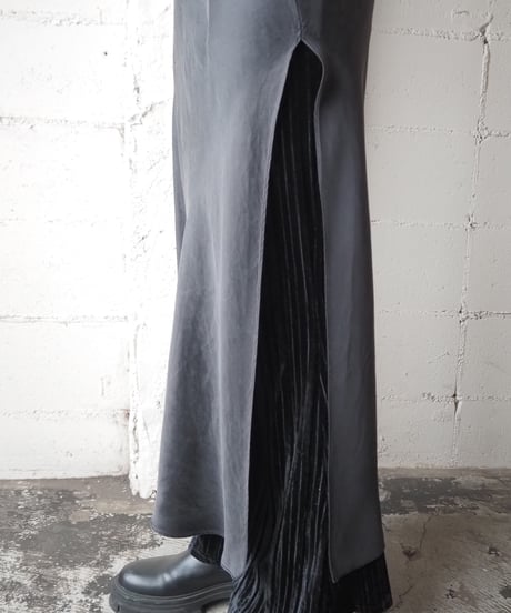 Back Open Silk Camisole Dress BK