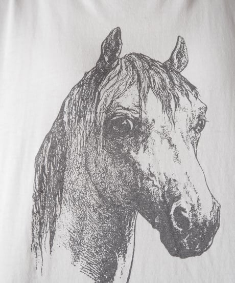 Horse Print Tee BKWH