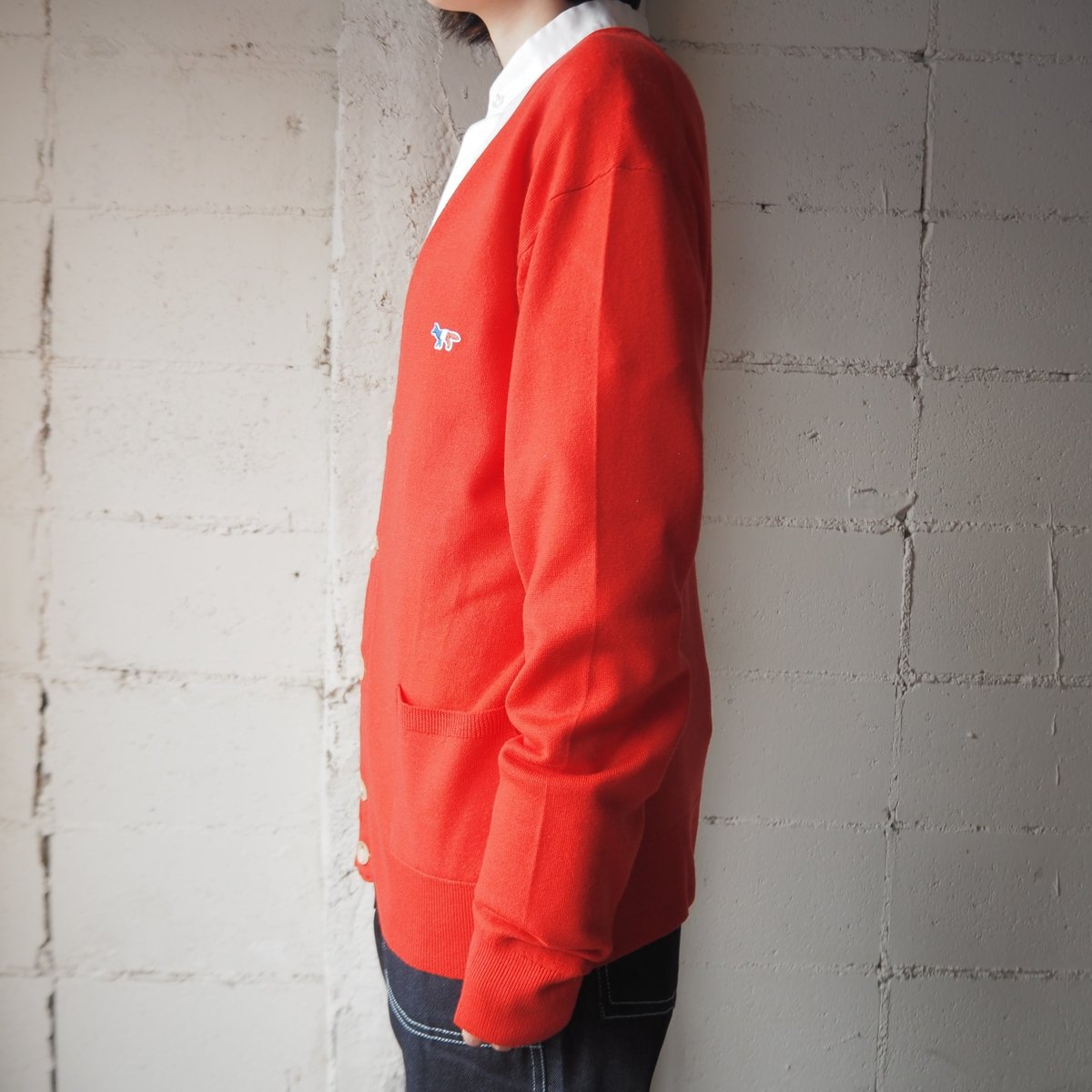 MAISON KITSUNE One Point Cardigan RE | Orfeo