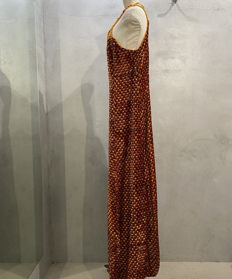 Beads Design Pattern Velour N/S Dress REYE