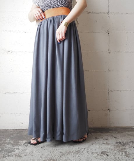 Bicolor Flared Skirt ORGR