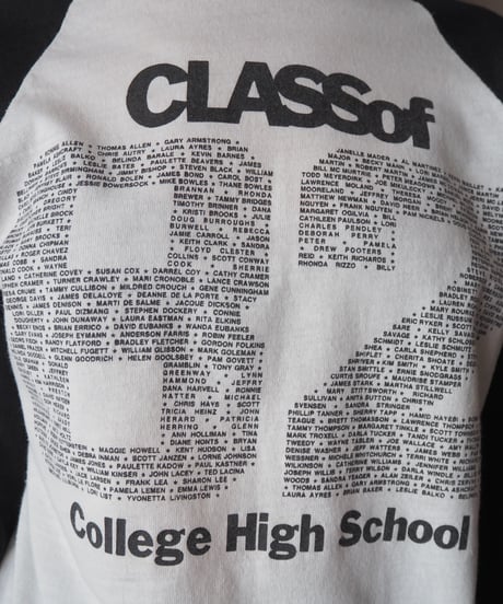 classof 82 Raglan Sleeve Tee WHBK