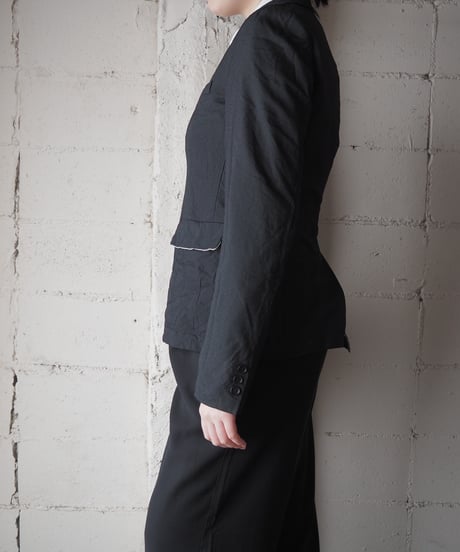 BLACK COMME des GARÇONS Pinstripe Tailored Jacket BK