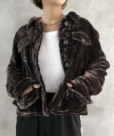 Velour Pocket Jacket PURBR