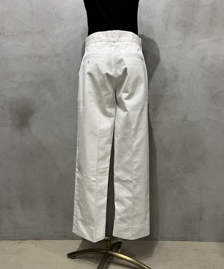 Taperd White Denim Pants WH