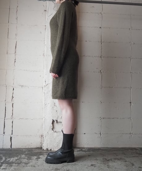 Acne Studios Mock Neck Knit Dress KA