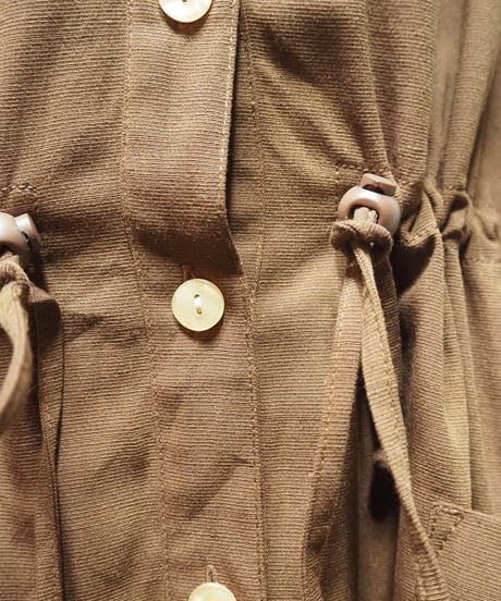 Drawstring Shirt Jacket BR