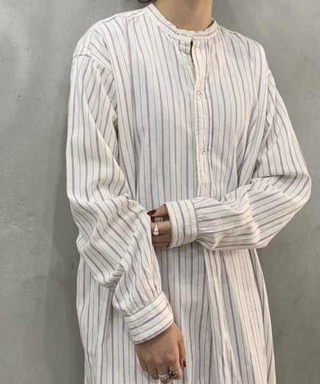 EURO Stripe Grandpa Shirt WHPU