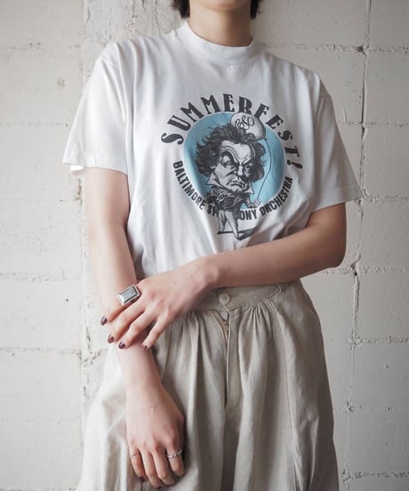 Beethoven Print Tee WH