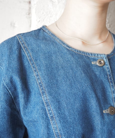 NINA PICCALINO Denim Long Dress BL