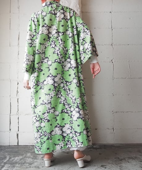 60's-70's Floral Pattern Vintage Coat GNBK