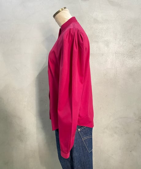 Band Collar Fly Front Shirt PI