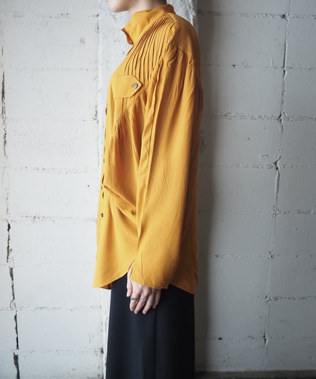 Stand Collar Dolman Sleeve Blouse OR