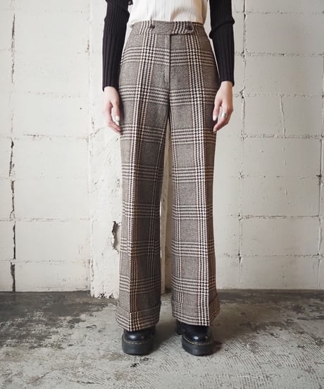 Check  Flared Pants  BRBE