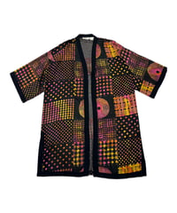 Dot × Check Sheer Robe BKORPI