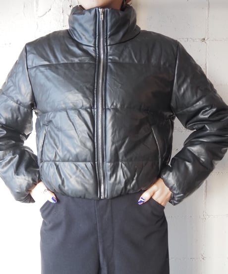 Fake Leather Down Jacket BK