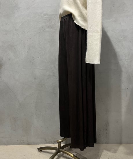 Spandex Mix Easy Wide Pants BR