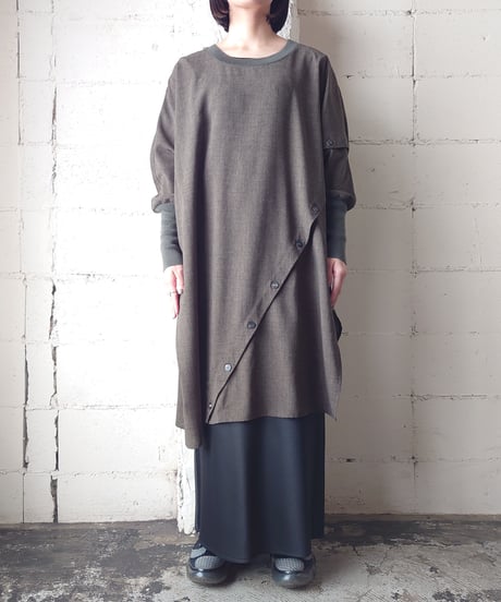 Asymmetric Dolman Sleeve Tops KA