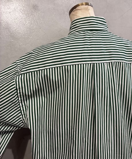 Brooks Brothers Cotton Stripe L/S Shirt WH GN