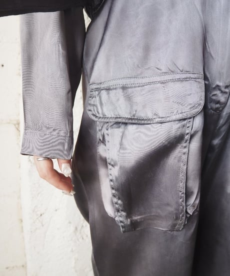 Shiney Satin Layered Style Jumpsuit SV
