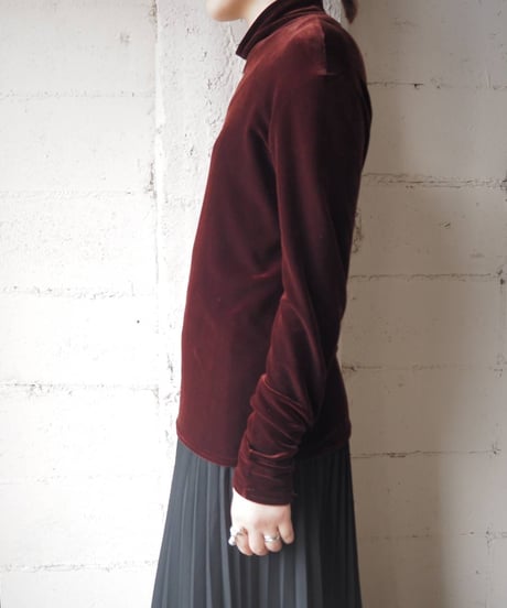 BANANA REPUBLIC Mock Neck Velour Cutsewn WIN