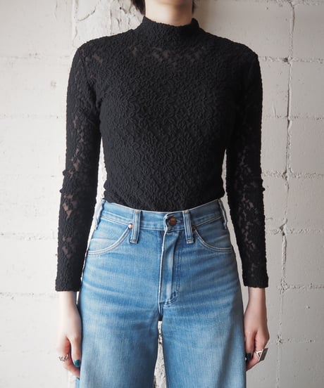 Flower Lace Bodysuit BK