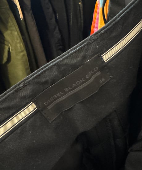 DIESEL 3D Pocket String Hem Pants BK