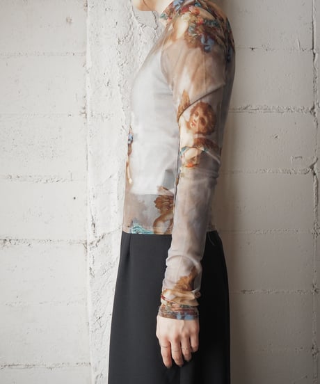Angel Print Sheer Cutsewn LBLBE