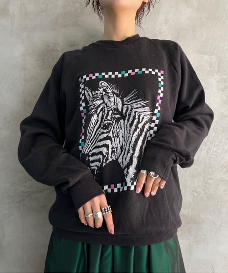 Zebra Printed Sweat BKWH