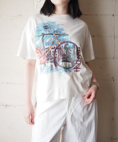 Kist Design Holland Art Print T-Shirt WH BL RE GN