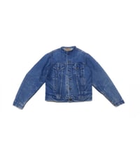 REMAKE Levi's Collarless Denim Jacket BL