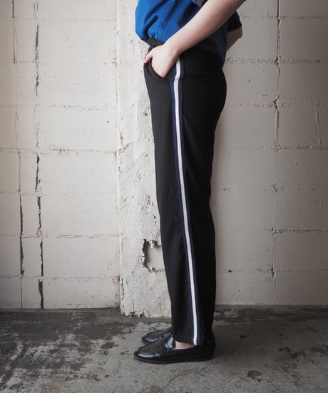 Side Line Slacks Pants BKBL