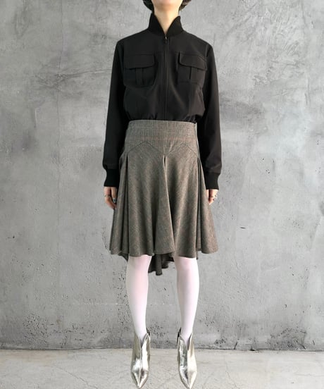 Double Pocket Zipup Jacket BK