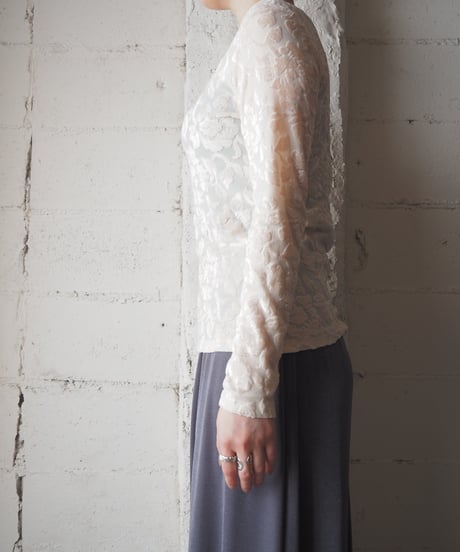Opal Velour Sheer Tops WH