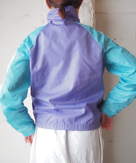 1980’sNIKE Stand Collar Nylon Jacket PURLGN