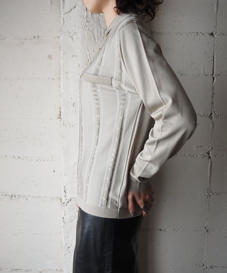 Stripe Polo Knit BE