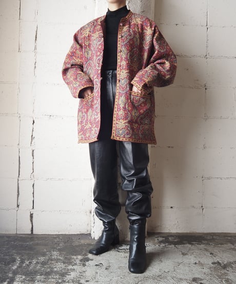 Paisley Pattern Quilted Reversible RE