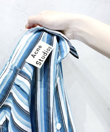 Acne Studios S/S Stripe Shirt LBL BL