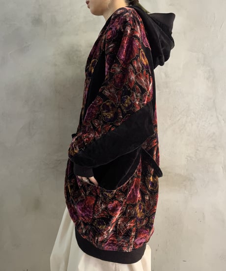 Velour Lame Design Jacket BKRE
