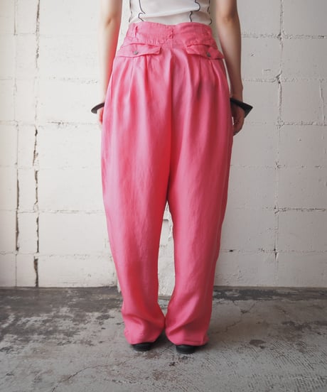 Silk Tuck Pants PI