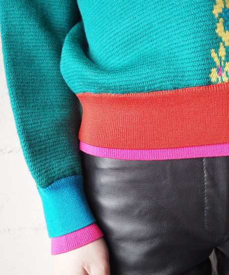 YVES SAINT LAURENT Flower Knit GNRE