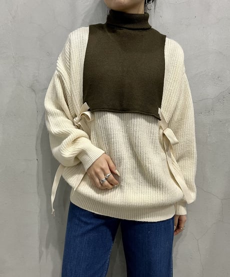 Side Belt Short Vest BR
