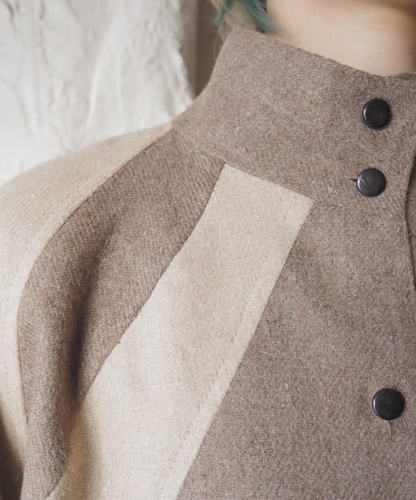 Bi-color Design Dolman Jacket BEBR