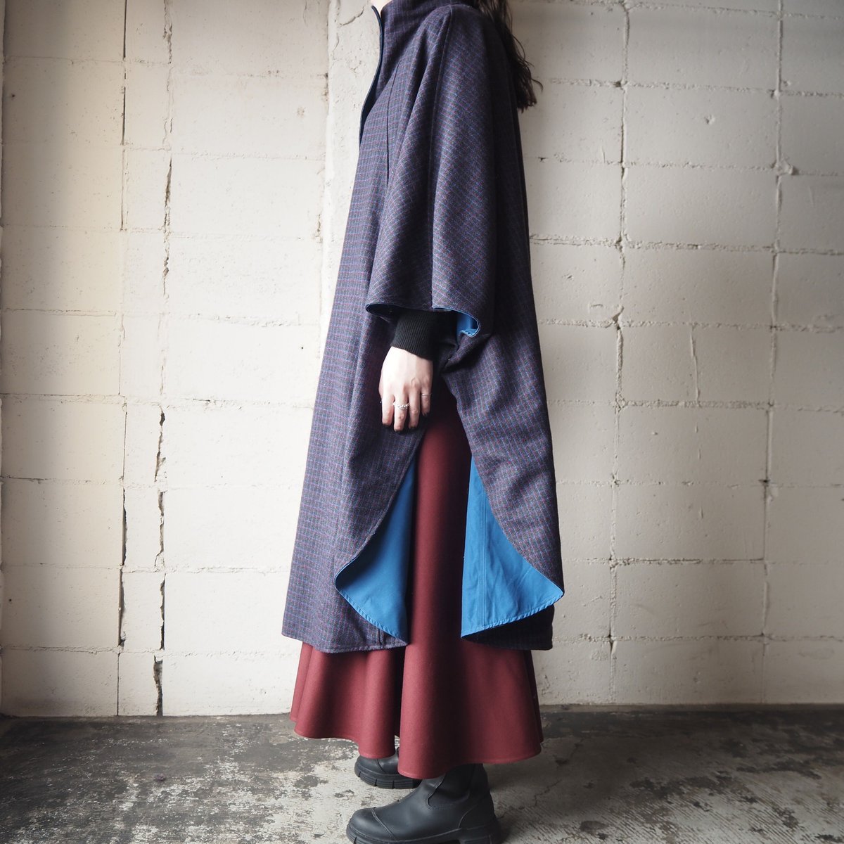 Reversible cape coat on sale
