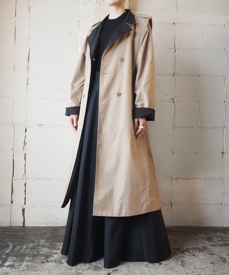 Bicolor long Coat BEBK