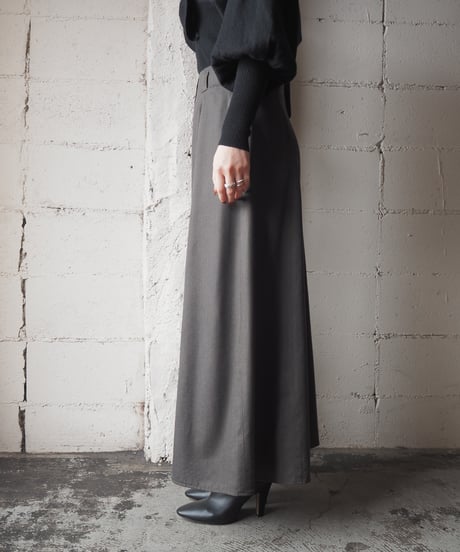 Front Button Design Gaucho Pants GR