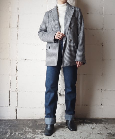 A.P.C. Houndstooth Pattern Jacket BKWH
