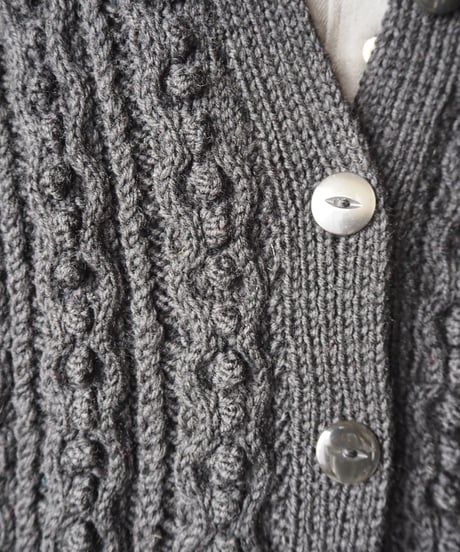 1950-60's Vintage Fisherman Cardigan